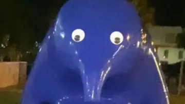 Наклеїла очі на скульптуру: в Австралії суд покарав дівчину за жарт над незвичним монументом