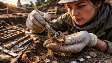 Знайдена унікальна середньовічна золота каблучка: артефакт, що поєднує розкіш, символізм та міжнародні зв'язки