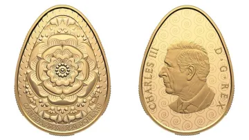 Канада знову віддала шану Україні: за океаном випустили золоту монету у формі писанки – ціна вражає