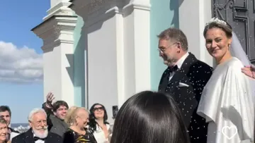 Історичне вінчання: у Києві взяли шлюб граф та графиня Розумовські – відео одруження нащадка відомого гетьмана