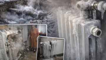 Кияни повідомляють про розриви труб і батарей через замерзання систем опалення: фотодокази з мережі