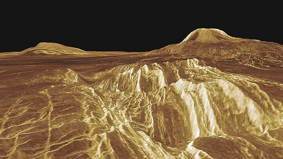 венера, рельєф