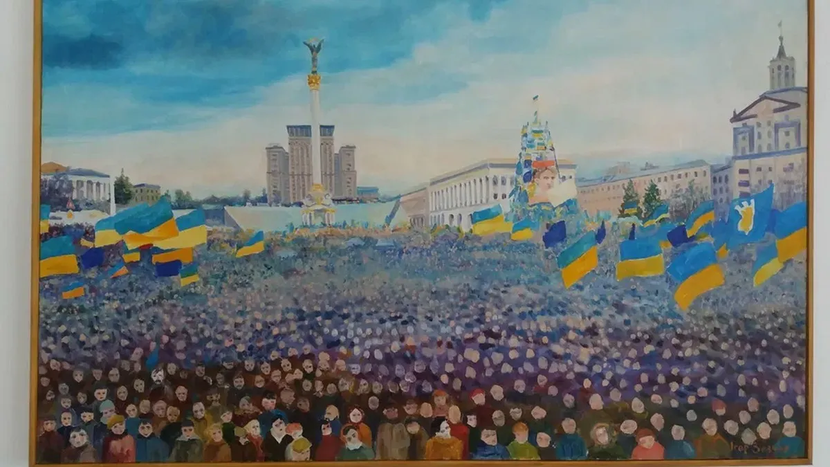Картини вінницького художника оцінили в 8 мільйонів гривень – ось що він зобразив на полотнах