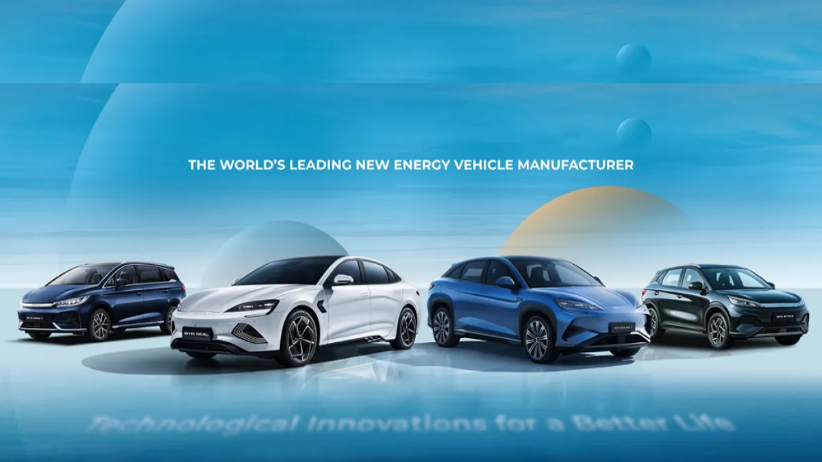 Китайські електромобілі захоплюють світ: які бренди увійшли до топ-5 лідерів