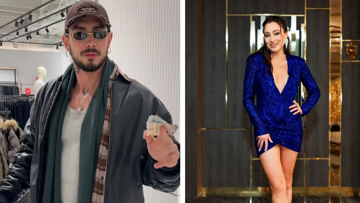 Поцілунок у Буковелі: фіналістку «Холостяка» Анастасію Половинкіну сфотографували з відомим співаком