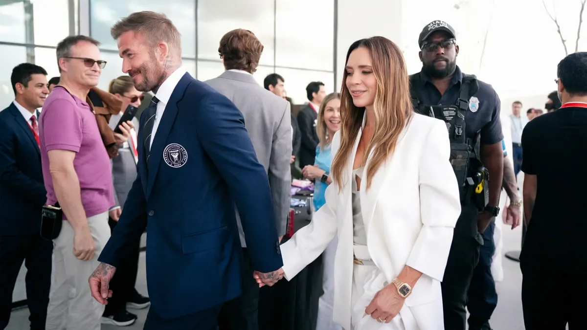 Бекхеми святкують відкриття стадіону Девіда: Бруклін знову виразив неповагу