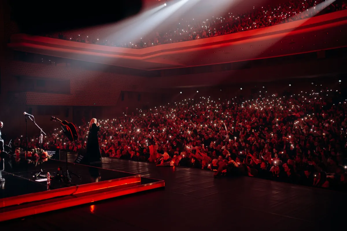 Концерт Ірини Білик в межах туру &laquo;55&raquo; у столичному Палаці &laquo;Україна&raquo;. Фото: Facebook/bilyk.iryna