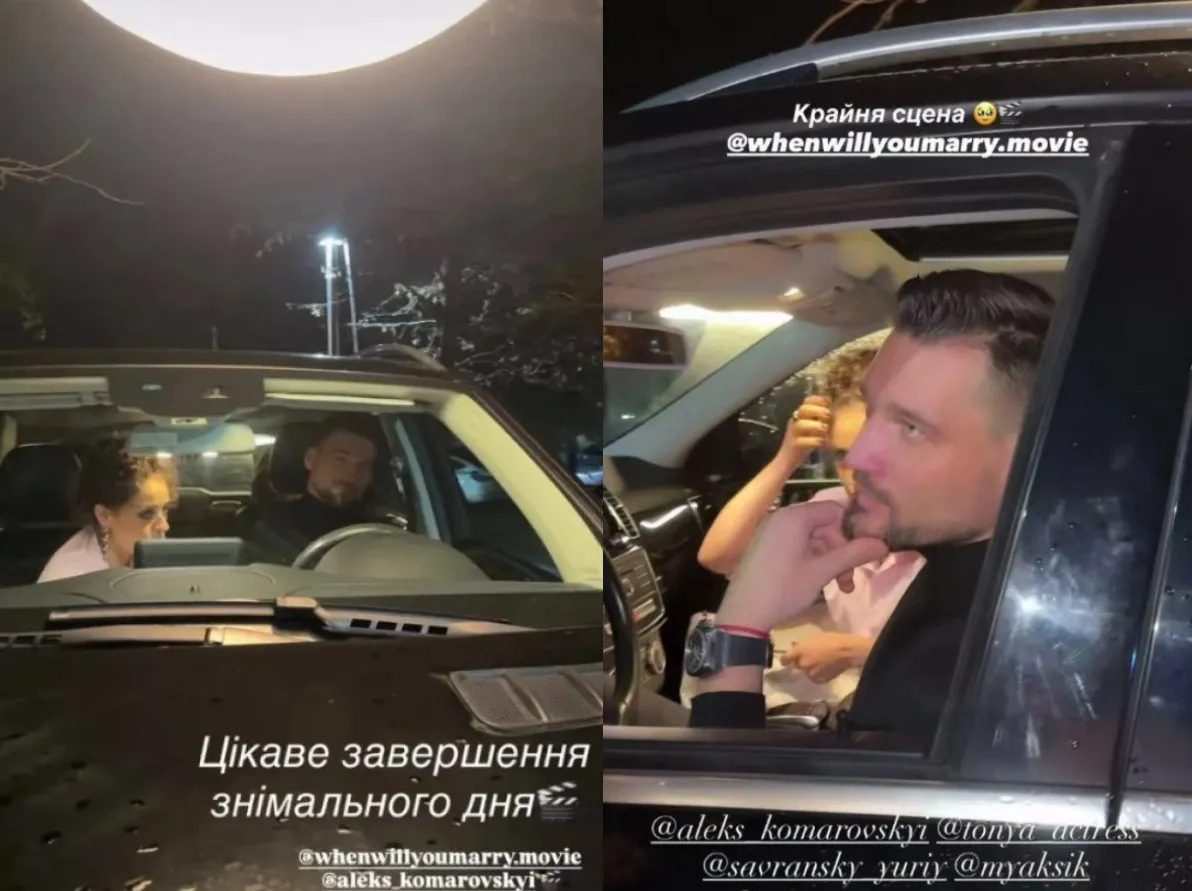 Юрій Савранський в епізодичній ролі у фільмі «Коли ти розлучишся?»