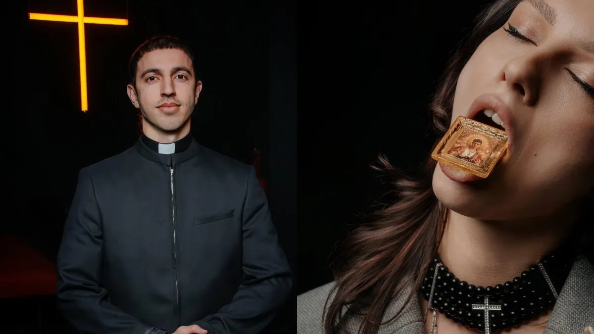 Зобразив себе на іконі та вдягнувся священником: Люленов розлютив вірян після презентації нової пісні