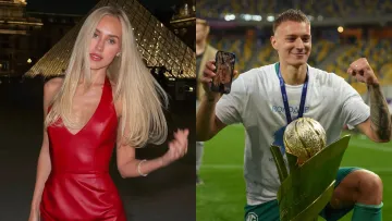 Обіймає коханого за шию біля вікна: Даша Квіткова показала палкі кадри з футболістом Динамо Бражком 