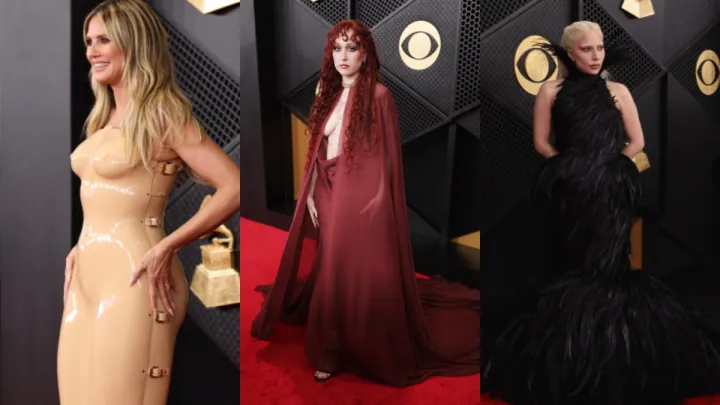 Пір’я Леді Гаги, «гола‎» Гайді Клум і навіть сукня з пірсингом на сосках: найепатажніші вбрання на «Греммі‎»