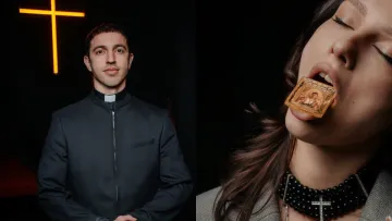 Зобразив себе на іконі та вдягнувся священником: Люленов розлютив вірян після презентації нової пісні