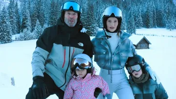 Джейсон Стейтем у ролі турботливого тата: актор показав фото з сімейного відпочинку на гірськолижному курорті