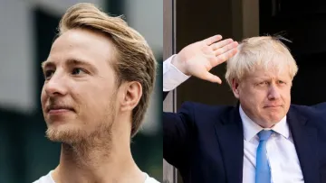 Колишній «Холостяк» Олександр Терен зустрівся з Борисом Джонсоном: що ветеран запитав у політика