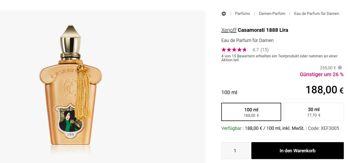 каменських, парфум