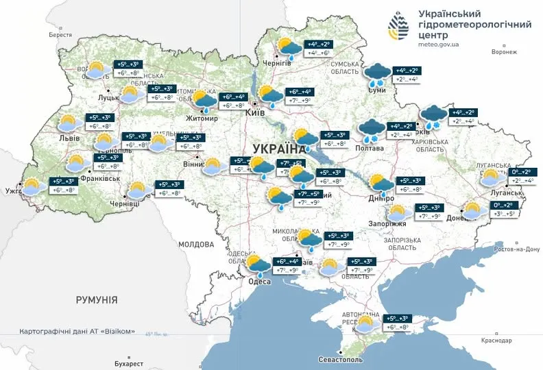 погода, укргідрометцентр