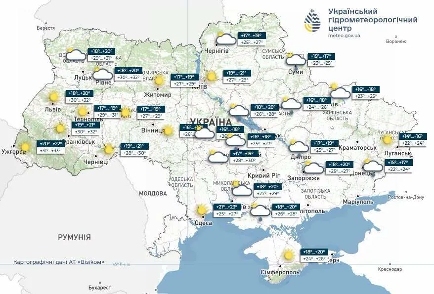 укргідрометцентр, погода