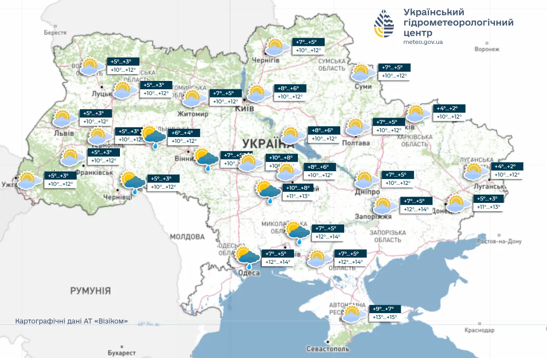 україна, прогноз, погода