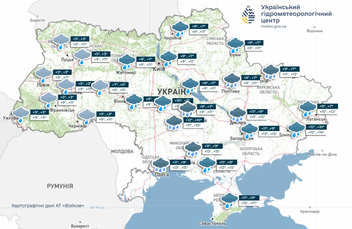 погода, україна