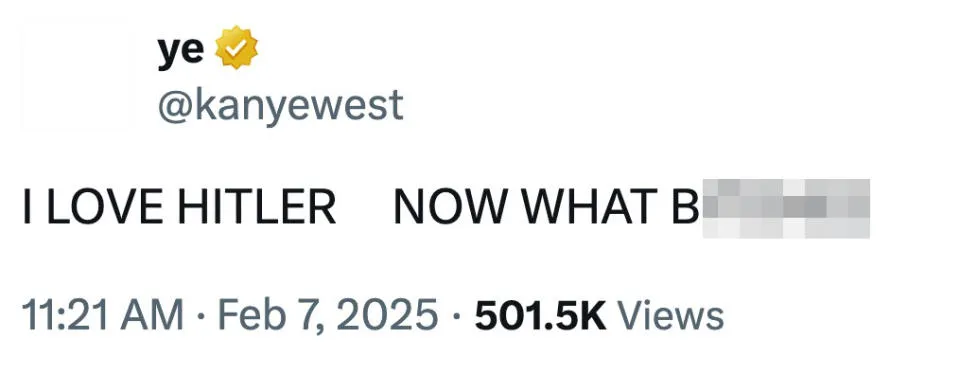 каньє, гітлер