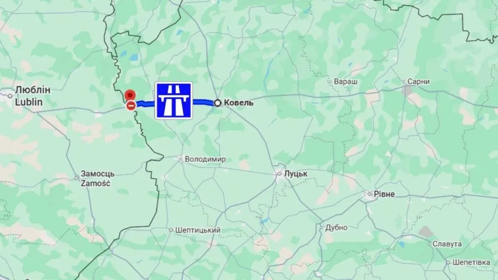 ковель, дорога