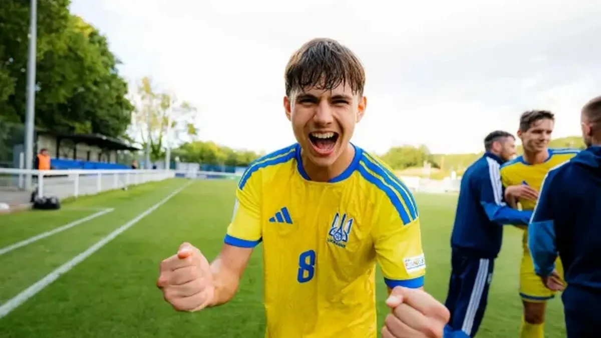 Два українці потрапили до символічної збірної Євро-2026 U-19 : УЄФА відзначив Малова та Люсіна
