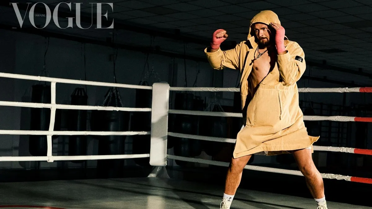 Усик знявся для обкладинки Vogue: яскраві фото зірки боксу для глянцевого журналу