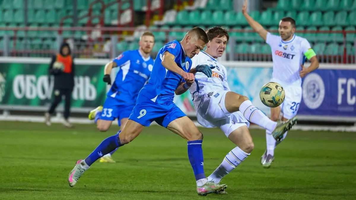 Гравці Динамо та Кудрівки. Фото УПЛ