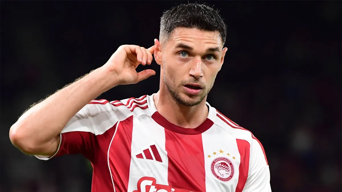 Яремчук вперше в сезоні вийшов у старті Олімпіакоса та зробив дубль: відео голів українського форварда