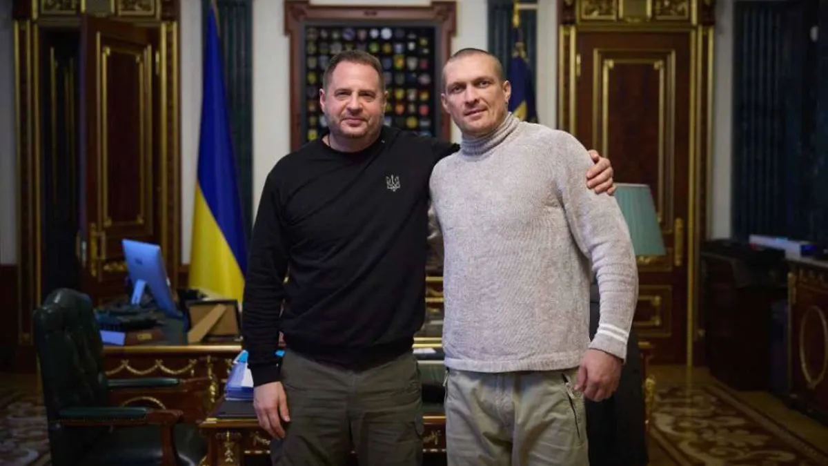 «Україна з тобою»: Єрмак звернувся до Усика напередодні його бою з Дюбуа