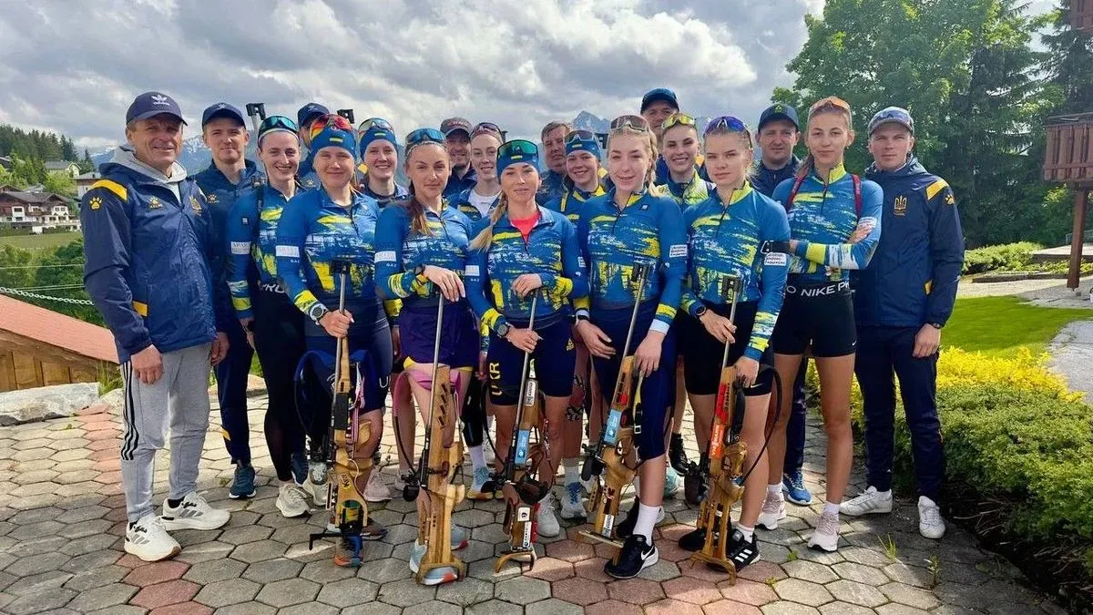 біатлон, україна