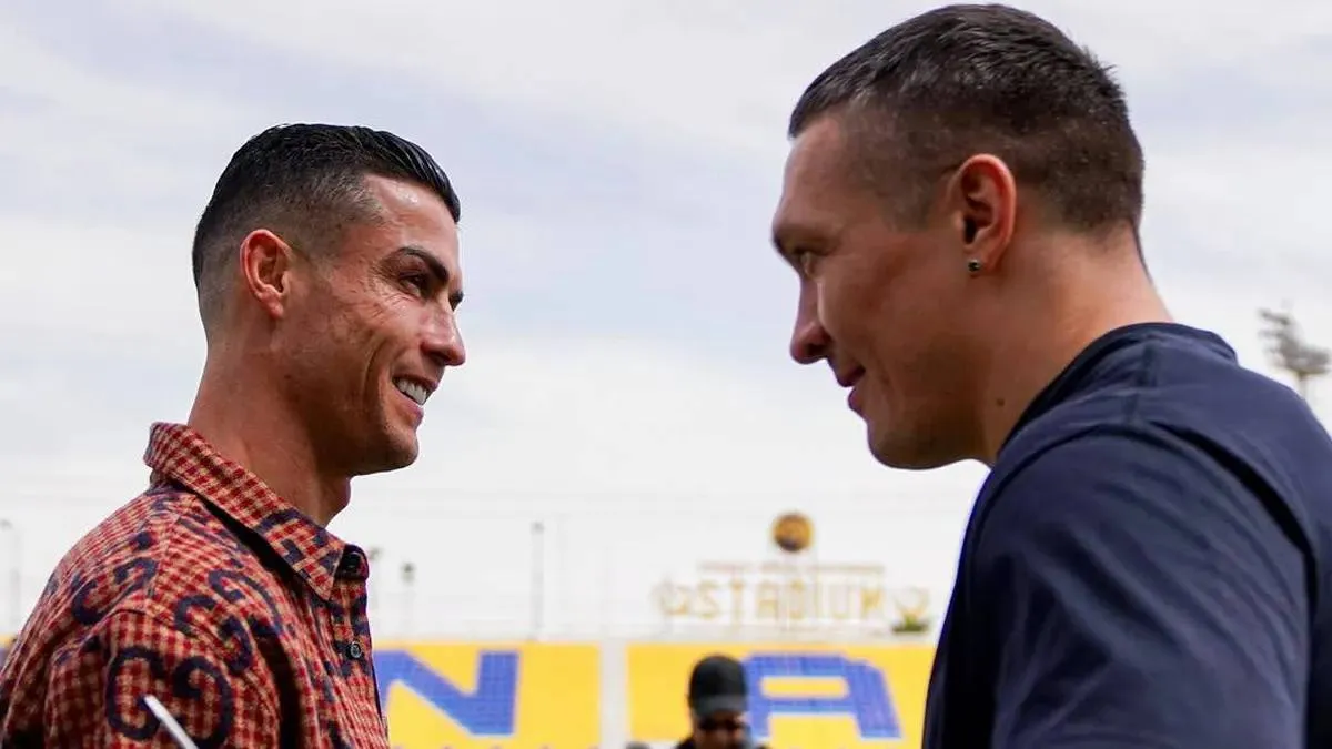 «Він вітав мене з днем народження»: Усик розповів про свою дружбу з Кріштіану Роналду