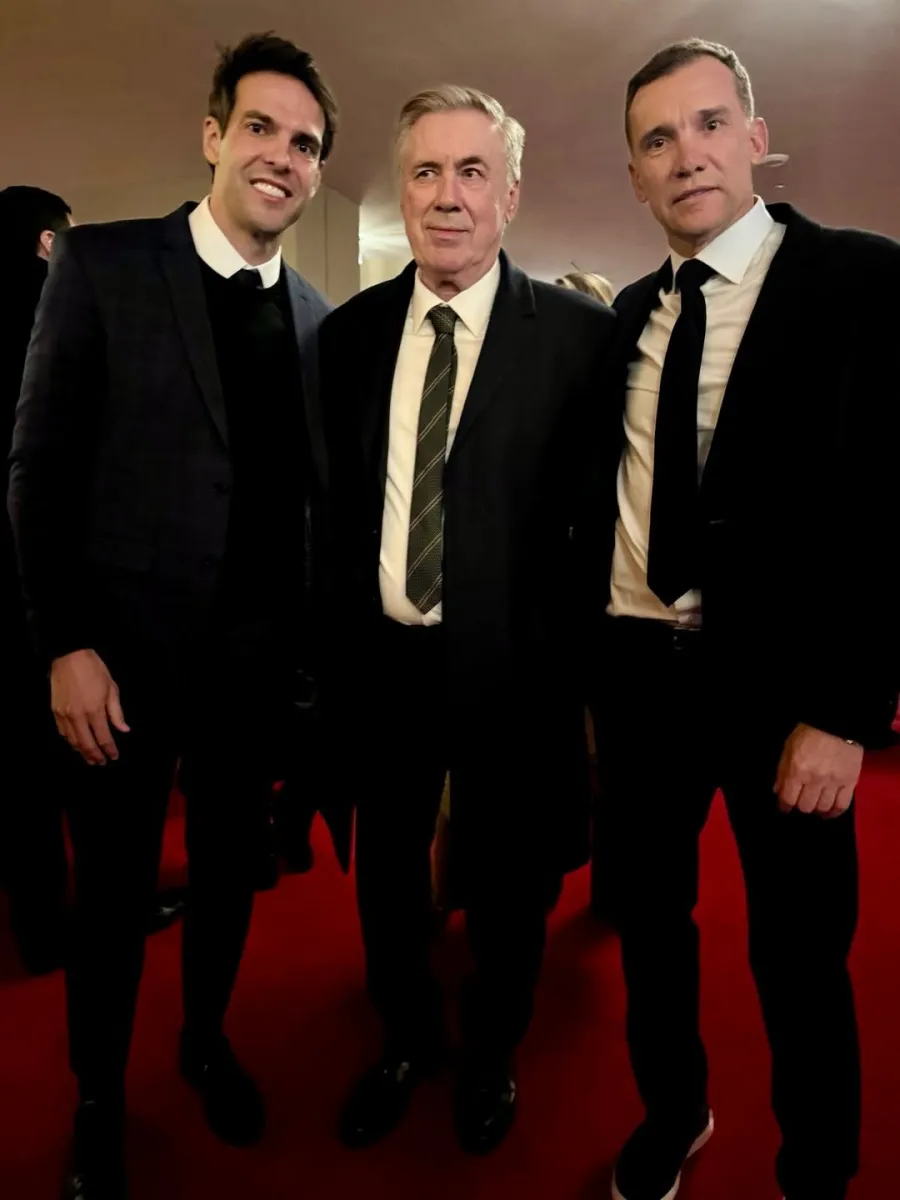 шевченко, кака, анчелотті