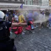 Перед фіналом Ліги конференцій у Польщі сталася масова бійка фанатів Челсі та Бетіса: відео сутичок з поліцією