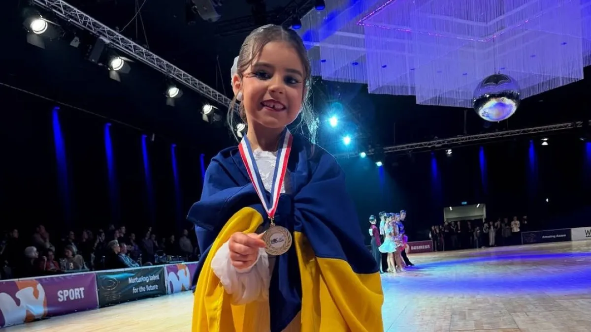 Майбутнє українського спорту: семирічна Златослава Верес стала чемпіонкою світу з бальних танців