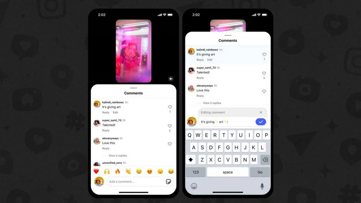 інстаграм, коментарі