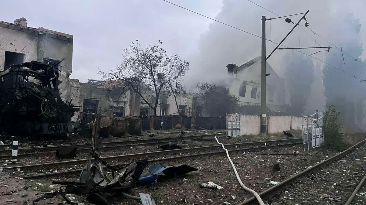 укрзалізниця, обстріл