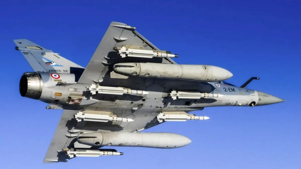 В Україні розбився французький винищувач Mirage-2000: пілот відвів літак від населеного пункту