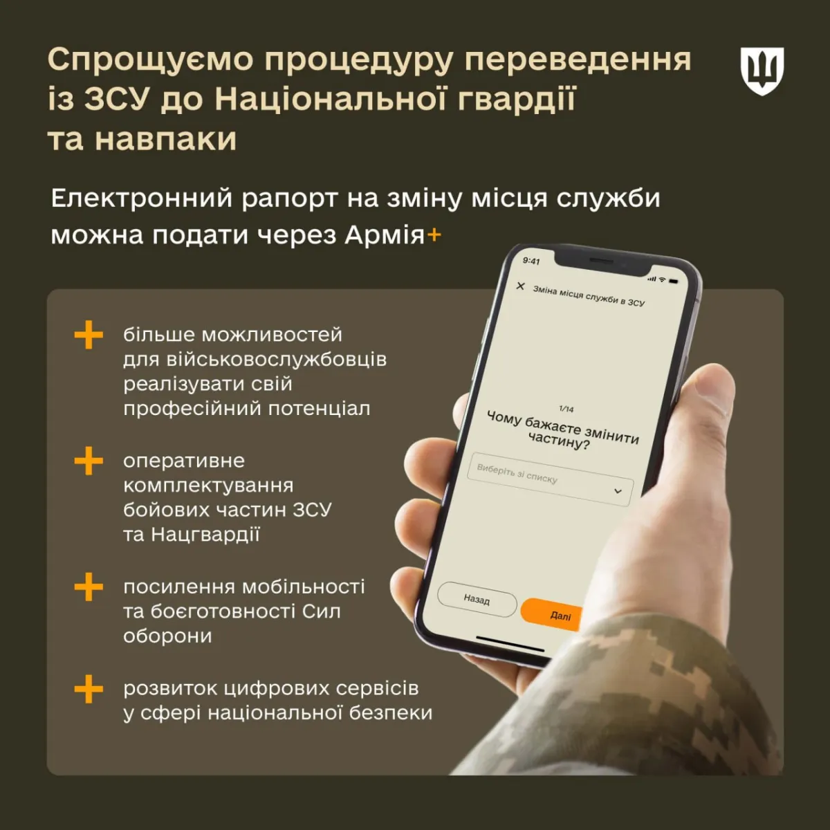 ЗСУ, переведення
