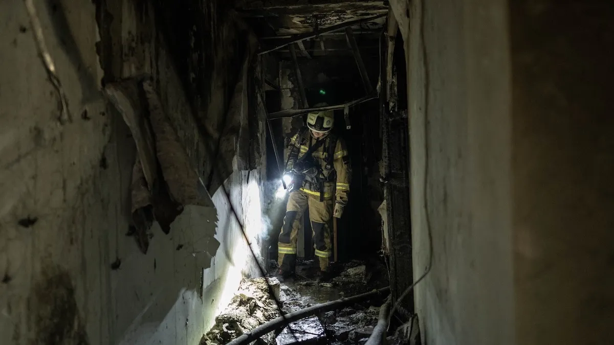 Пожежа на дев'ятиповерхівці та детонація на Київщині: наслідки атаки РФ в ніч на 29 серпня