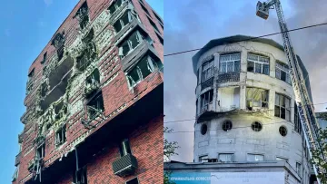 Жодної військової цілі: ворог уночі обстріляв виші та житлові будинки у Дніпрі