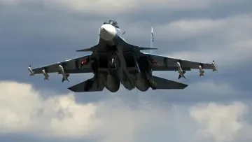 На Росії знищено ворожий літак Су-30СМ, який коштує 50 млн доларів: ГУР поділилося радісним відео