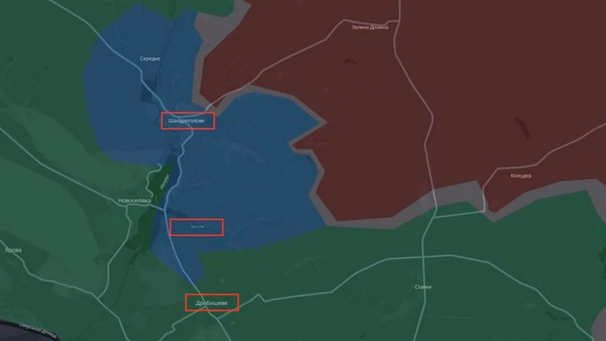 Білецький заявив про нові успіхи операції «Вівальді»: Третій корпус звільнив Шандриголове та Дерилове