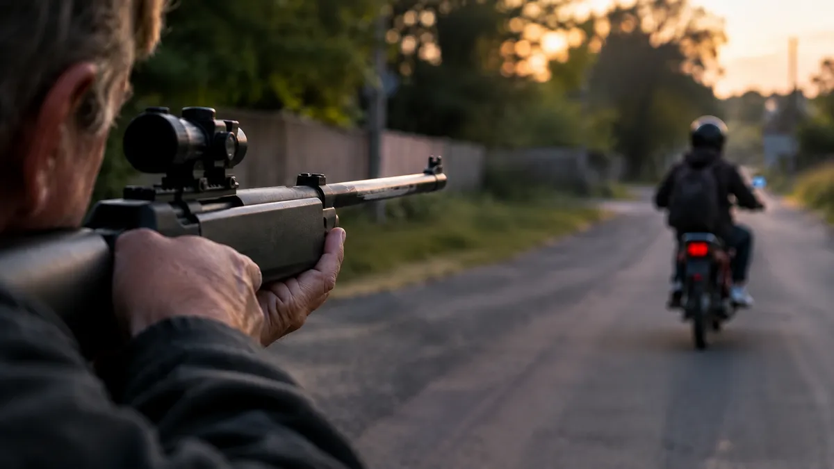 Постріл по мопеду: на Дніпропетровщині 13-річний хлопець опинився в лікарні через гучну їзду