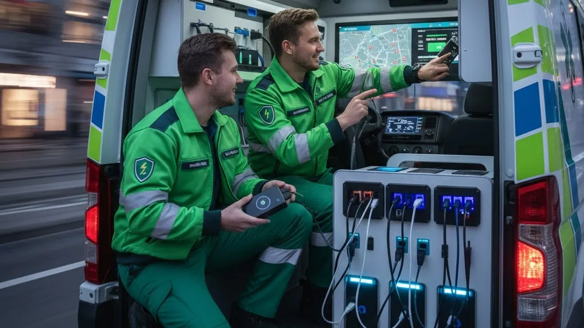 Швидка енергетична допомога: по Києву їздять «зарядні» патрулі для термінової підзарядки гаджетів і не тільки