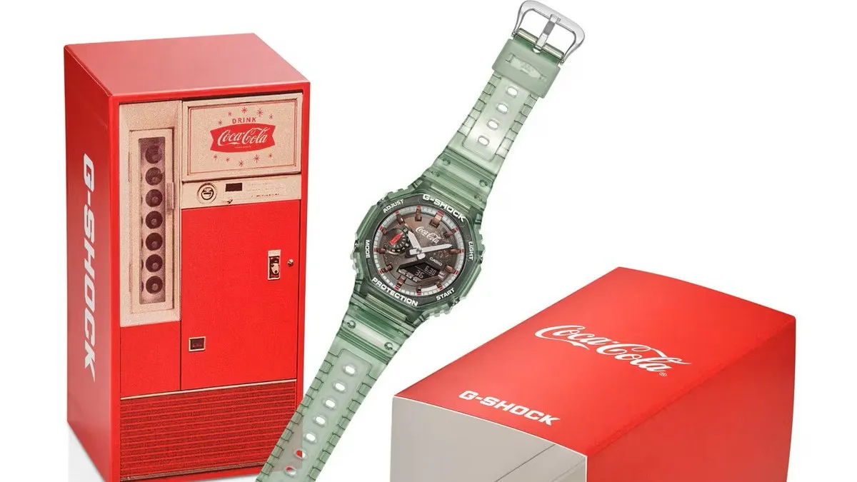 CASIO випустила серію годинників G-SHOCK до 140-річчя Coca-Cola: як вони виглядають та скільки коштують