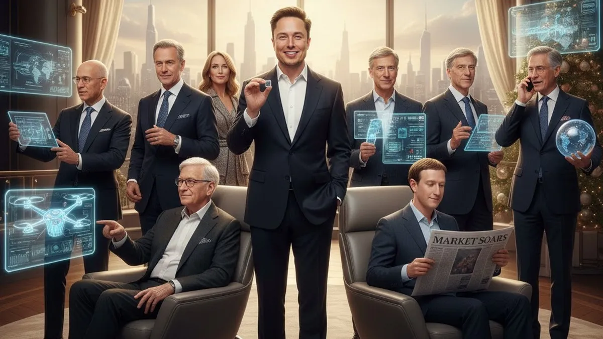 Рекордні прибутки мільярдерів: як топ-10 багатіїв світу заробили $729 млрд за рік