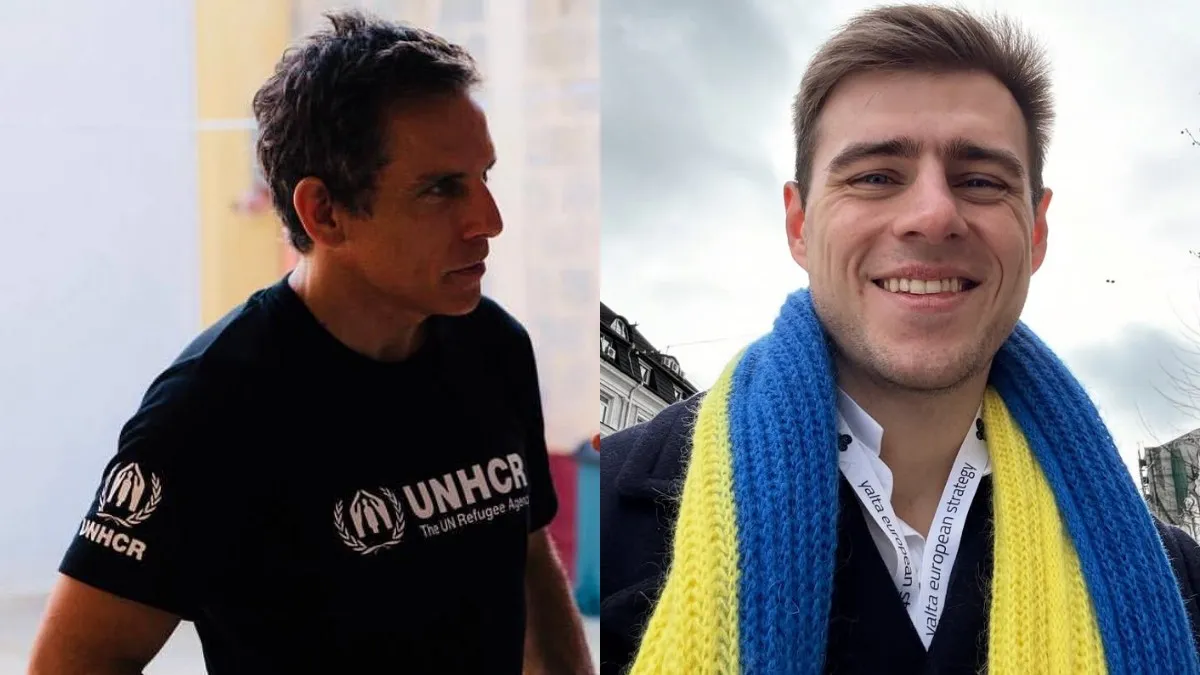 Скелетоніст Гераскевич зробив подарунок актору Бену Стіллеру: подякував за підтримку на Олімпіаді