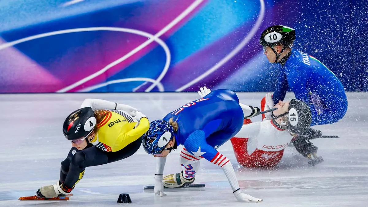 Ковзанярці з Польщі порізали лезом око під час забігу: відео жахливого моменту