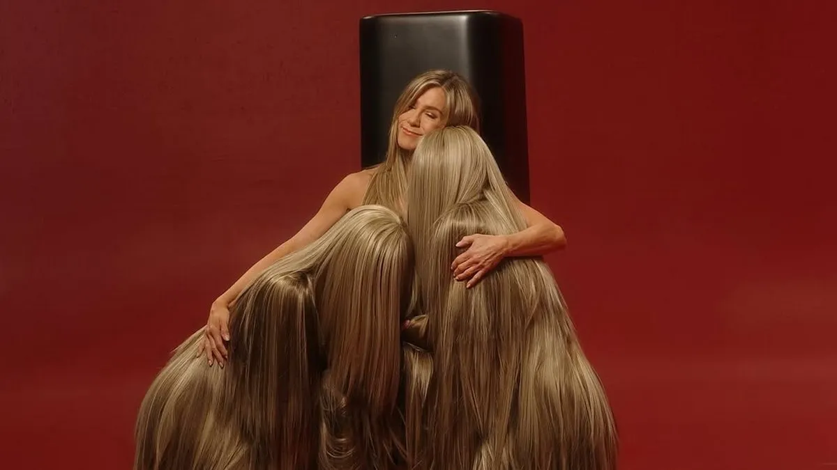 Якщо не хочеться шапки: Дженніфер Еністон показала елегантний головний убір на зиму